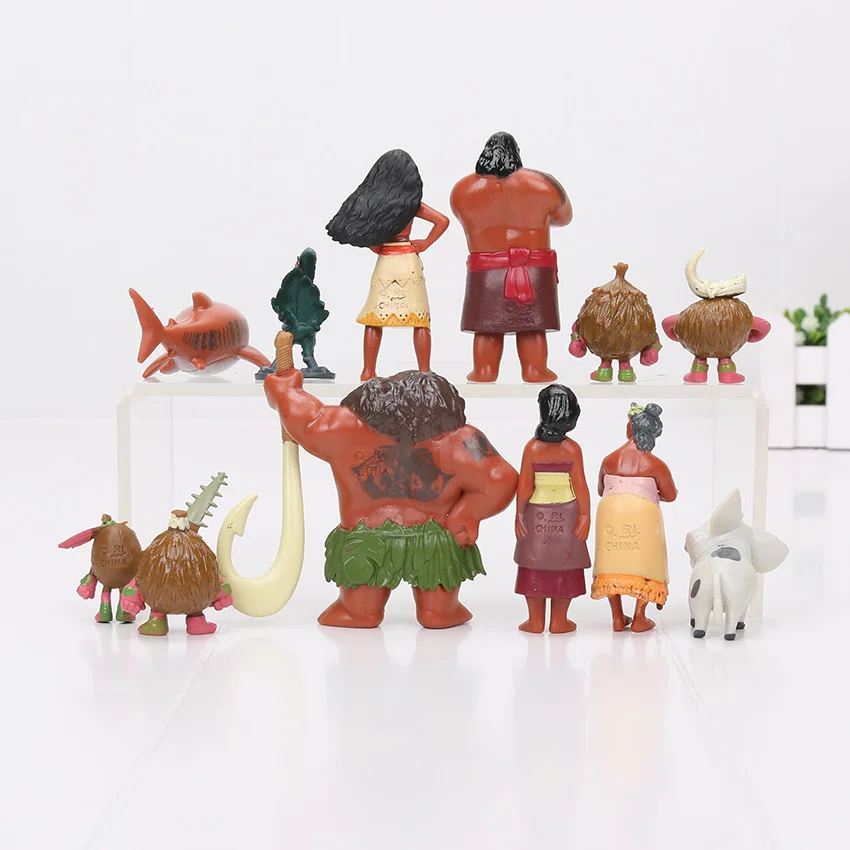 Фигурки героев мультфильма Моана принцесса легенда ваяна Maui шеф Туи Тала хэйбей