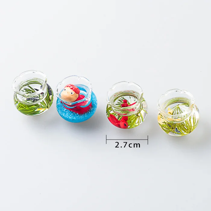 Ins Wind Cute Ponyo магнит на холодильник креативный 3D аквариум для рыбы домашний декор магнитные наклейки кухонные аксессуары для детей DIY подарок