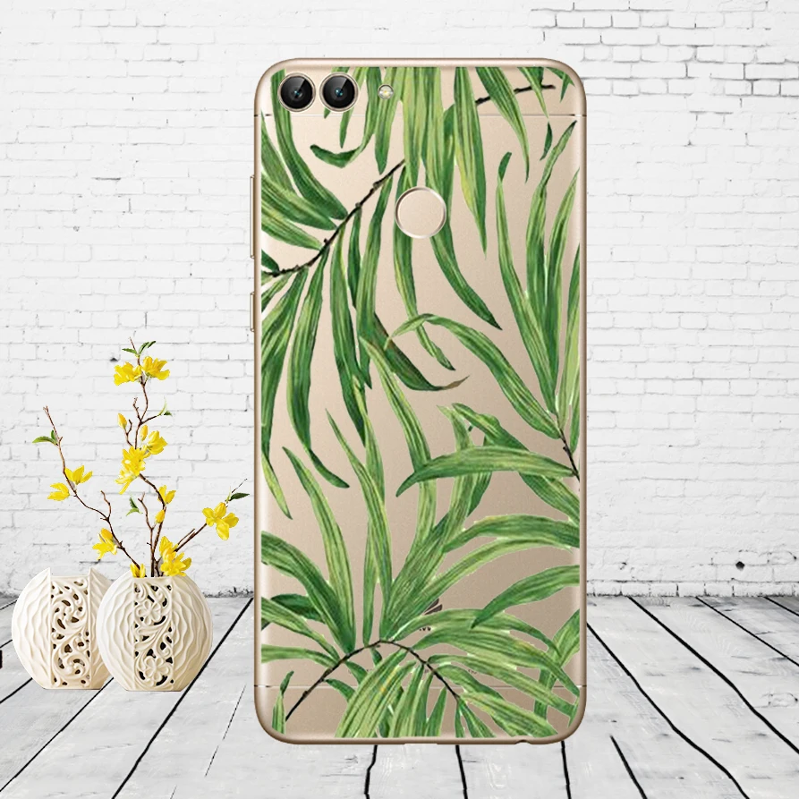 H9 Huawei P Smart Case TPU Мягкий силиконовый прозрачный чехол для телефона huawei P Smart Cover FIG-LX1 Enjoy 7S Чехол - Цвет: H9
