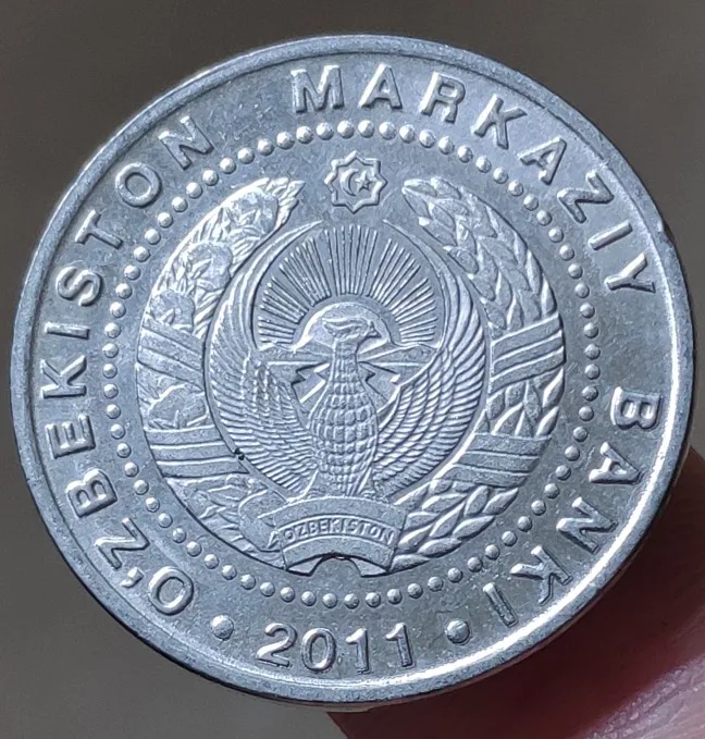 Узбекистан 100% настоящая памятная монета 25 мм оригинальная коллекция - купить по