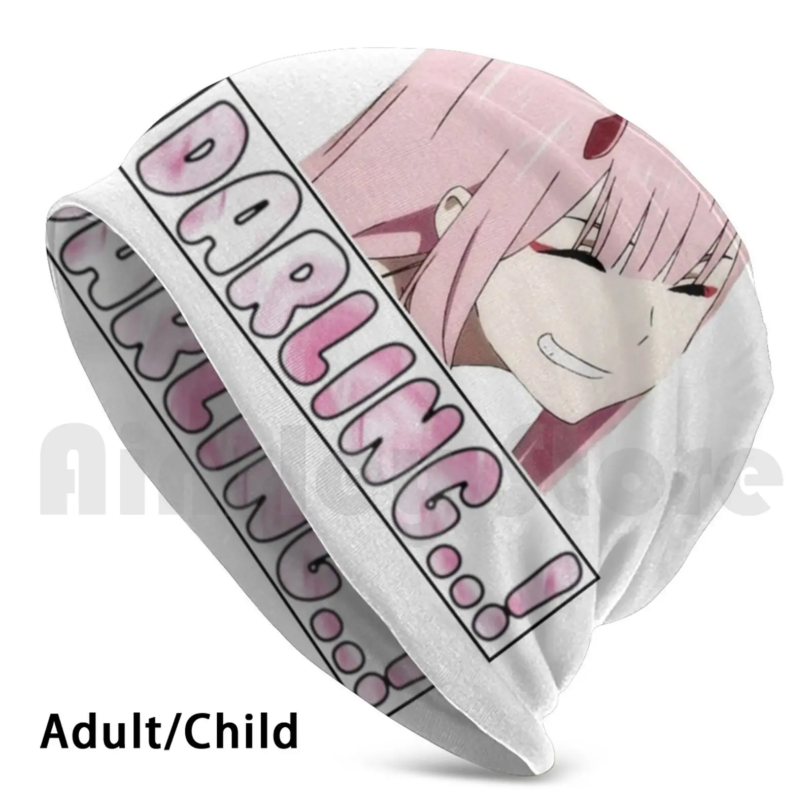 

Zero Two Beanies Knit Hat Hip Hop Zero Two Zero Two Darling Darling In The Franxx Franxx Anime 002 Waifu
