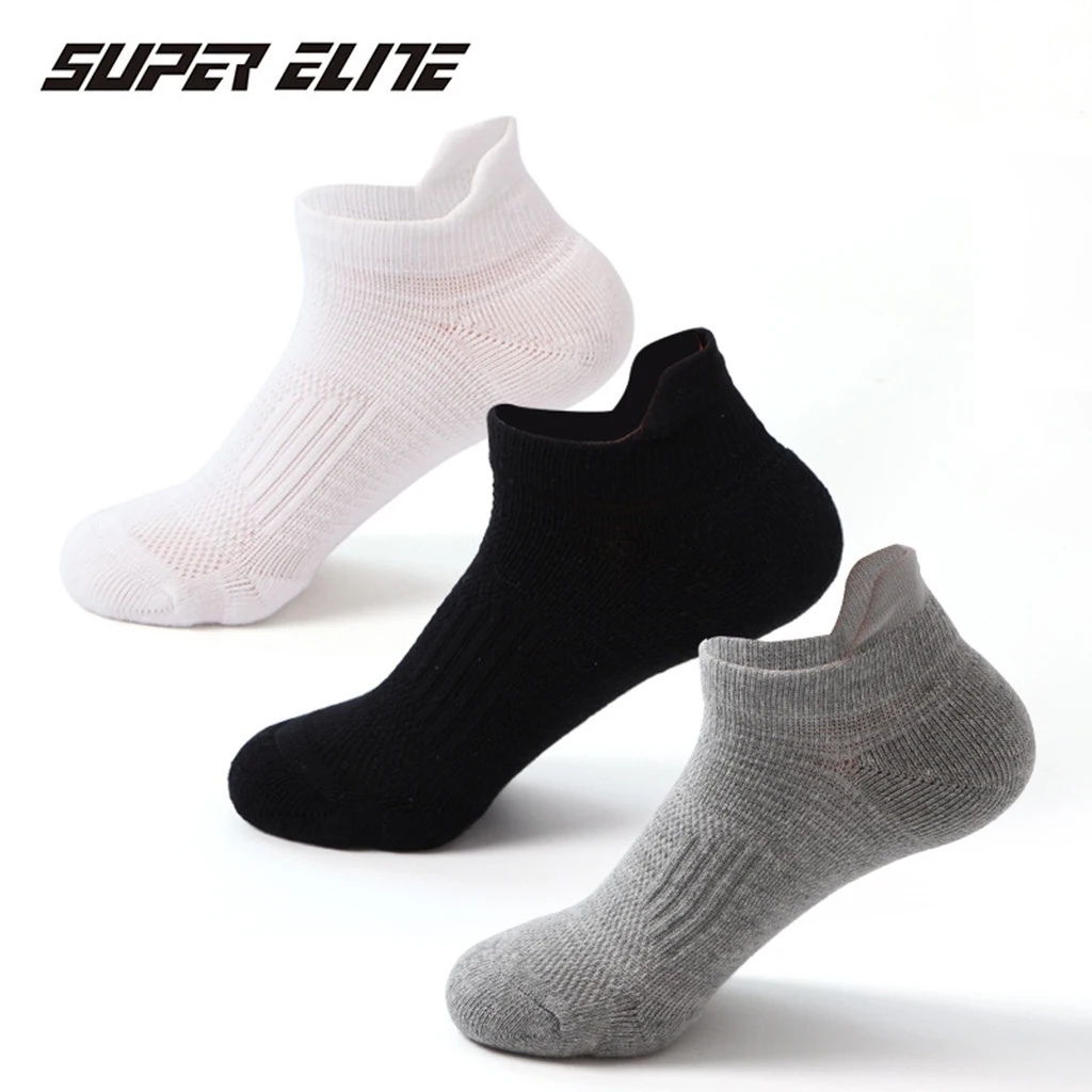 

Super Elite Professional Sports Socks Unisex Fitness Cycling Running Boat Tennis Summer Soft Sock Sport Men Woman Women Slippers