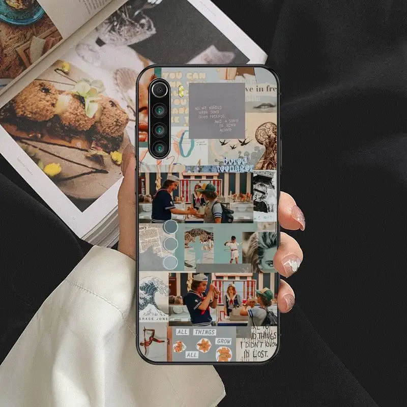 

Fashion girl newspaper Phone Case For Redmi Note 10 8 9 K20 6 5a promaxCover Fundas Coque