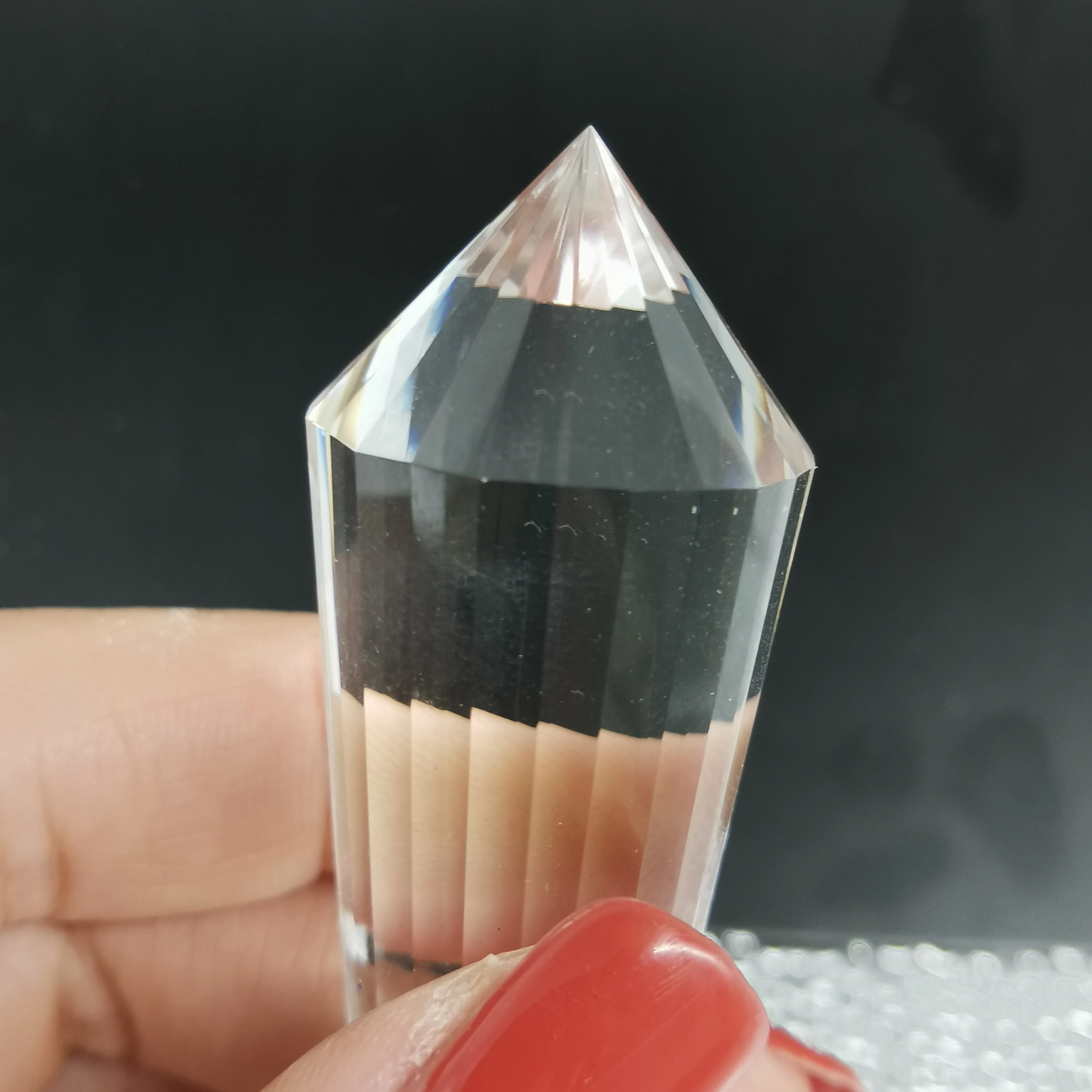 Высококачественный натуральный кристалл 38 г прозрачный кварцевый Vogel Healing