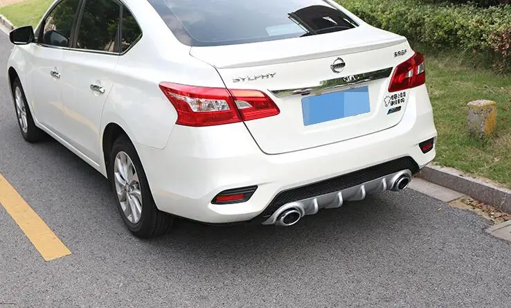 Комплект спойлера для кузова Sentra 2016-2018 Nissan ABS задний спойлер передний бампер