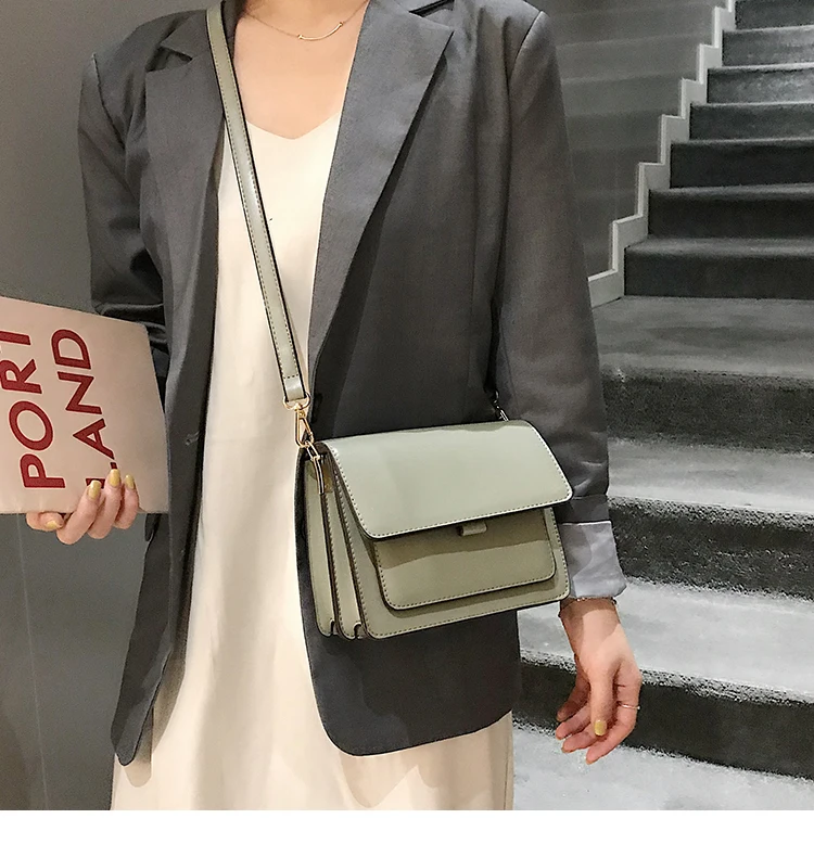 Женская сумка через плечо SMOOZA из кожи с клапаном 2021 | Багаж и сумки