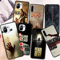 the walking dead fundas shockproof case for xiaomi poco x3 nfc m3 pro bag soft cover for redmi 9t 11 note 10 10t lite 5g shell