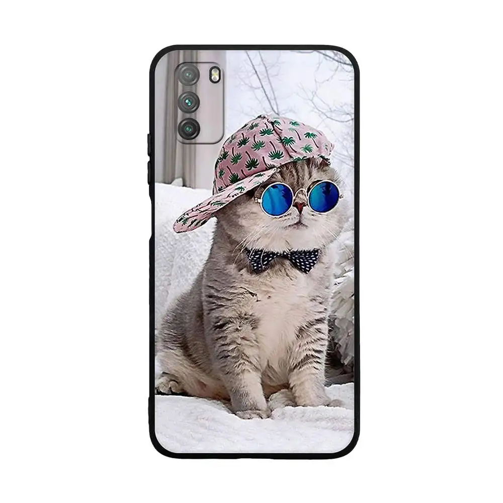 For Xiaomi Poco M3 Case Cover For Xiomi Poco M3 Case Silicone Soft TPU Back Bag Anime Cute Flower Animal For Grils Boys Bumper