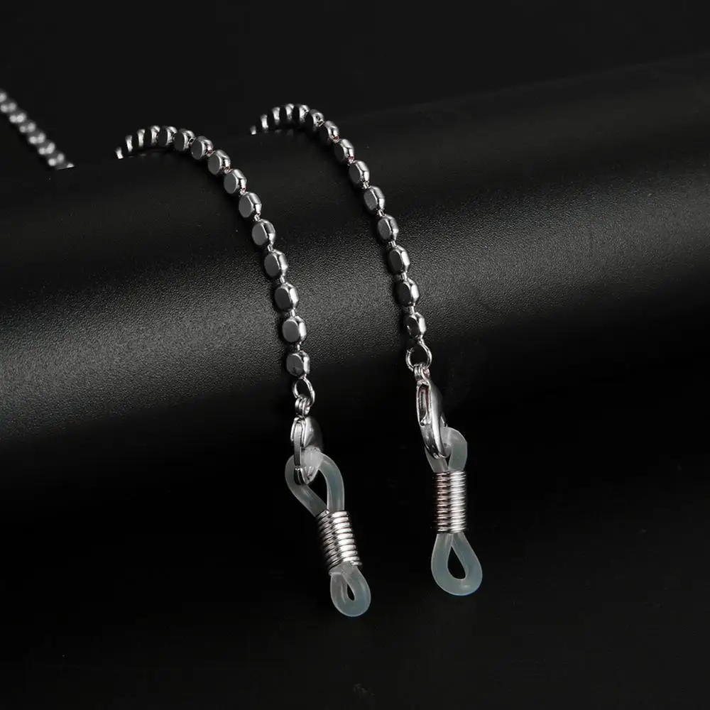 Teamer Fashion Chic Men Women Glasses Chain Metal Beads Sunglasses Lanyard Straps Reading Eyeglasses Holder Necklace Gifts | Аксессуары