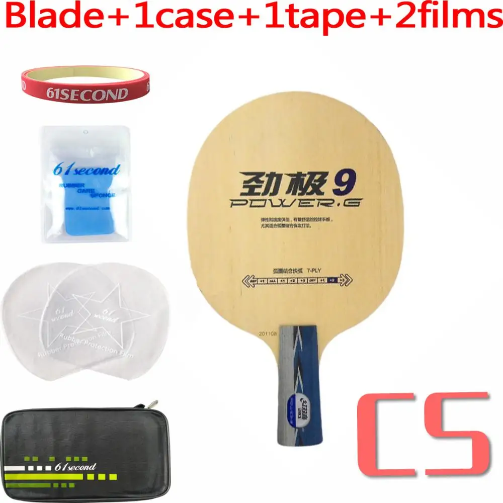 CS with F 1 case DHS POWER. G9 PG9 PG 9 PG-9 Настольный PingPong стол, настольный PingPong Blade - Цвет: CS with F 1 case