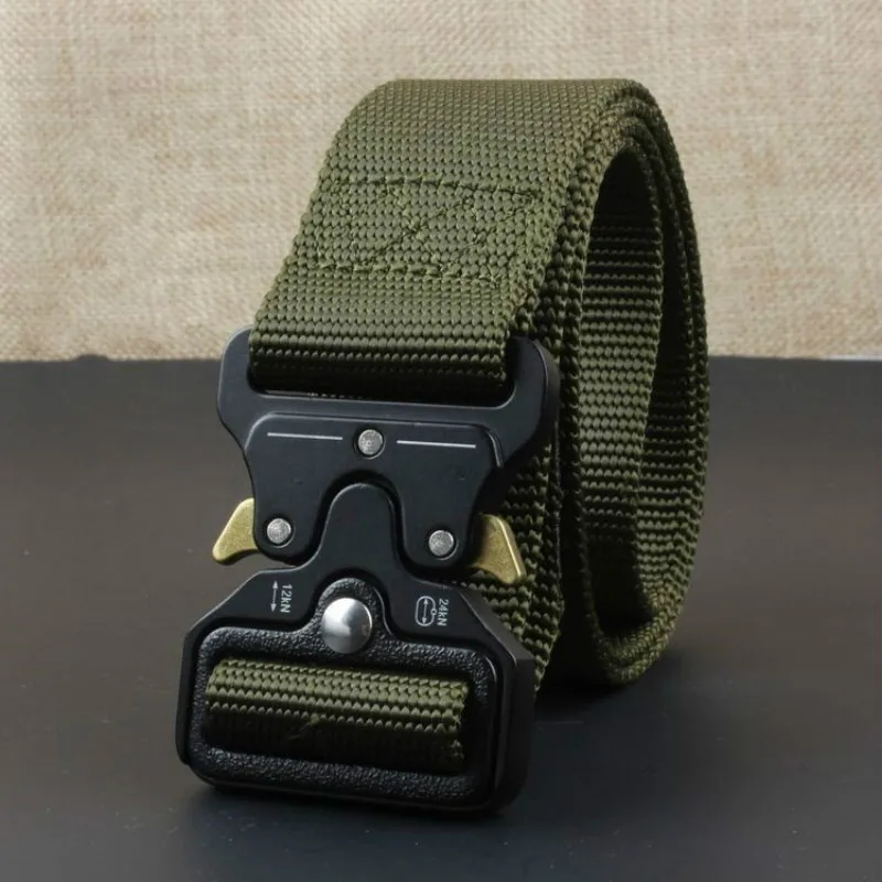 Тактический ремень для мужчин армейский военный SWAT нейлоновый с регулируемой