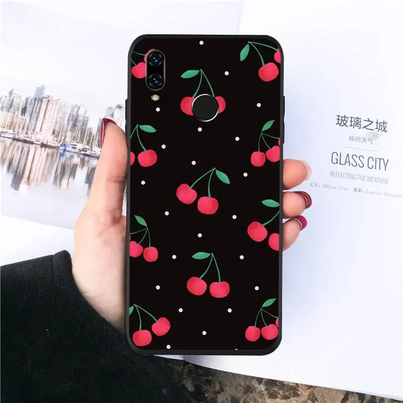 

Cherry Peach watermelon fruit pattern Phone Cases For Huawei honor Mate P 10 20 30 40 Pro 10i 9 10 20 8 x Lite funda coque