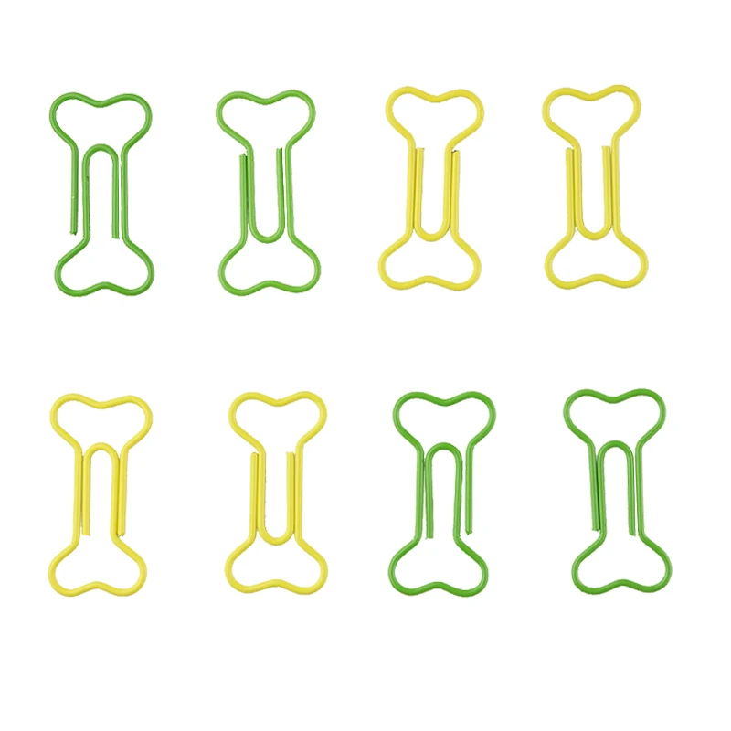 

Color Bone Special-shaped Paper Clip Office Supplies Paperclip Paper Clips Decorative Metal Clip Clips Papeleria Planner Clips