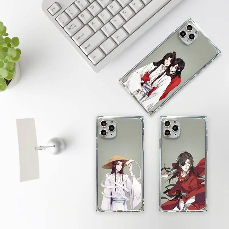 

Tian Guan Ci Fu chinese style Phone Case Transparent for iPhone 7 8 11 12 se 2020 mini pro X XS XR MAX Plus