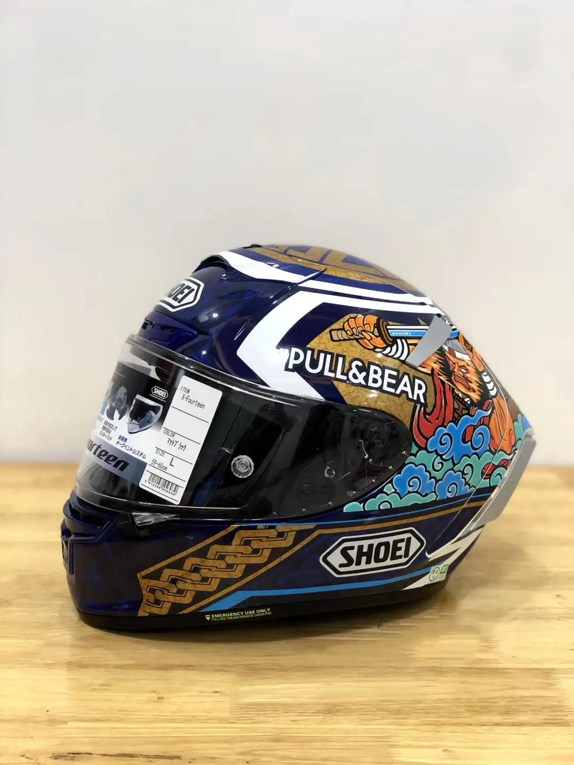 

Full Face Motorcycle helmet X14 Marquez Motegi3 lucky cat2 anti-fog visor Riding Motocross Racing Motobike Helmet