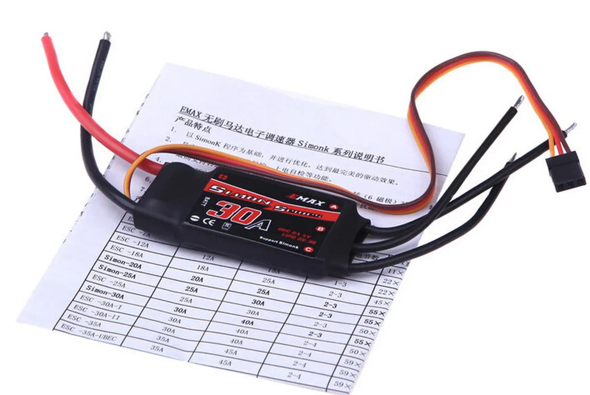 Мотор EMAX XA2212 820KV 980KV 1400KV с Simonk 30A набор ESC для радиоуправляемого квадрокоптера F450 F550