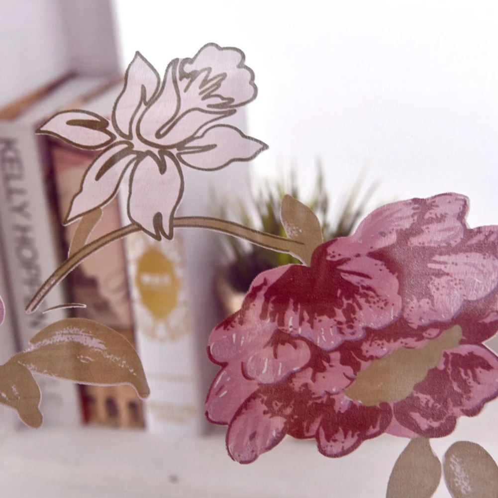 Короткие занавески для кухни жаккардовые римские шторы с цветочным рисунком