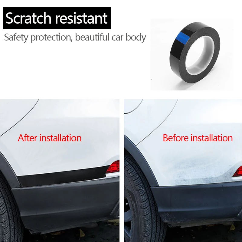 Автомобильная наклейка Защитная пленка для порога двери автомобиля стикер