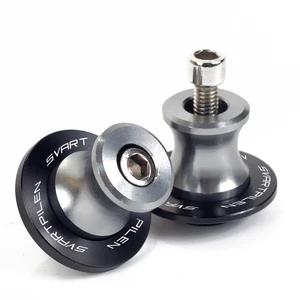2PCS 10mm CNC Aluminum Motorcycle Swingarm Spools Stand Screws For Svartpilen 401 250 701 2018 2019 2020 2021 2022 Accessories