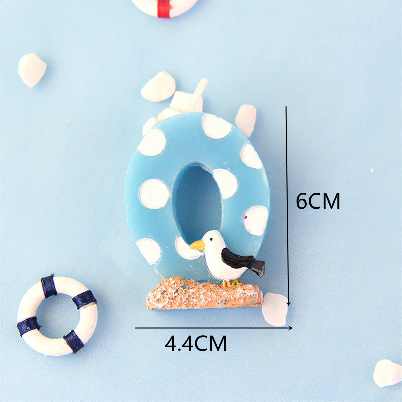 Подводная Свеча для украшения торта с тематикой океана креативный декор дня