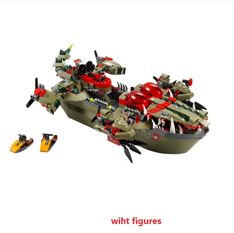 

Cragger's Command Ship Boy girl friends Building Blocks Model Toys For Children Bricks Figure Set Christmas birthday Gifts