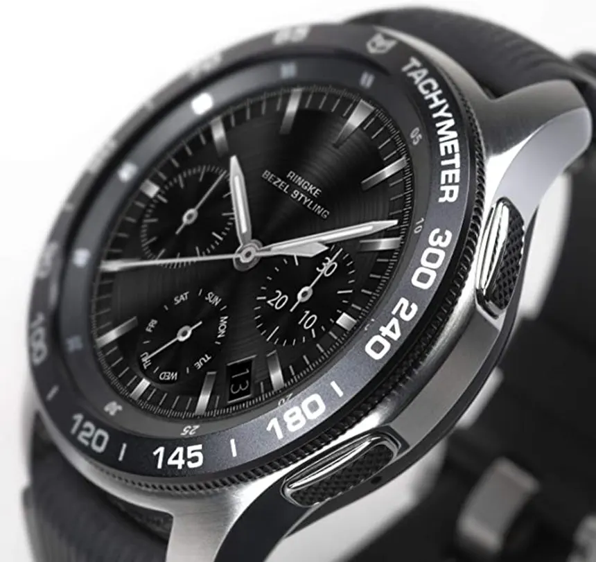 

Bezel Protector for Samsung Galaxy Watch 46mm Galaxy Gear S3 Frontier Classic Bezel Ring Stainless Steel Protective Case