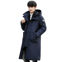 2021 winter down jacket men fashion thick warm long jackets parkas mens hooded jacket autumn winter trench coat male clothes