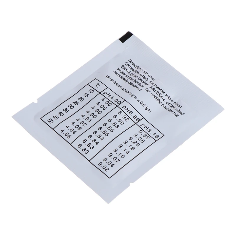 4 Pcs PH Buffer Solution Powder For Test Meter Measure Calibration 4.01 6.86 | Инструменты
