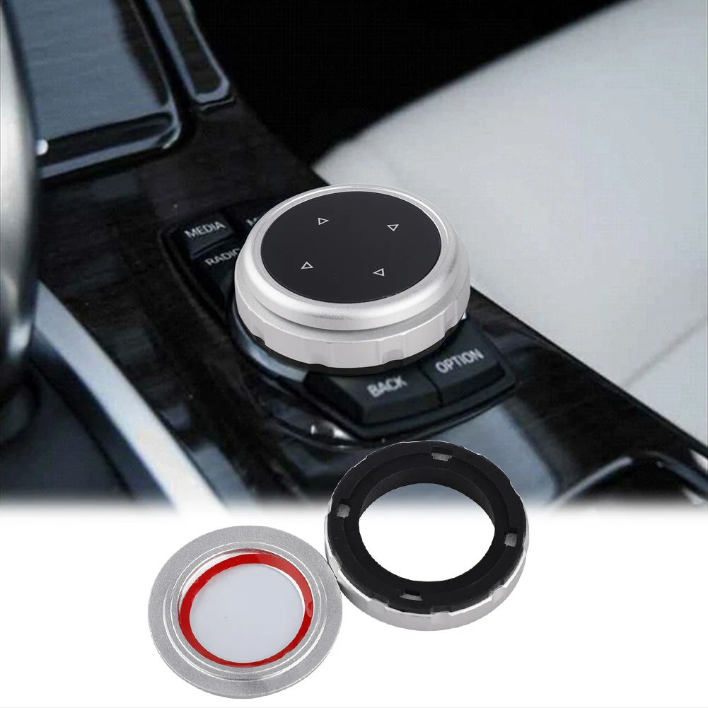 Автомобильная большая мультимедийная ручка накладка черная кнопка для BMW F10 F20 F30