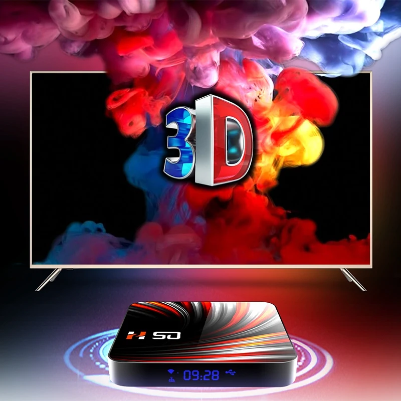 

Android TV Box Android 10 4GB 32GB 4K H.265 Media Player 3D Video 2.4G 5GHz Wifi Bluetooth Smart TV Box