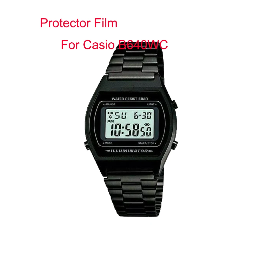 1*2*3*5Pcs Explosion-proof Screen Protector For Casio B640WC B640WC-5A Sports Watch Nano HD Clear Protective Film Guard | Электроника