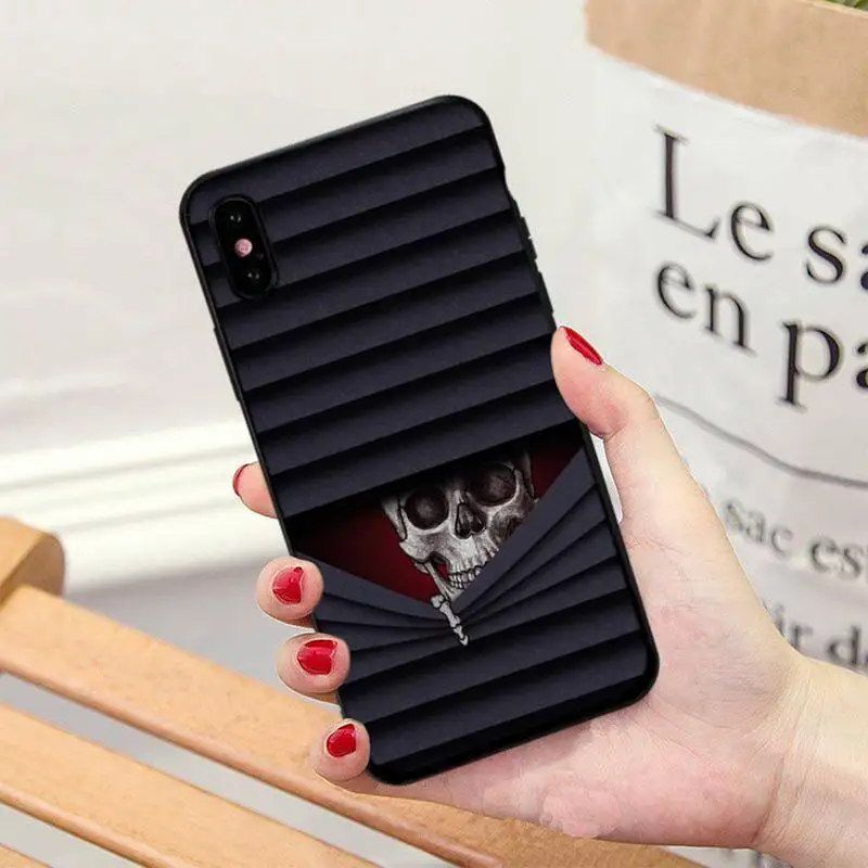 

Bright Skull Soft Cover Phone Case For HUAWEI P20 30 40 Pro Mate20 30 40Pro Honor8X 20 10i 10lite Nove3E V9 V10