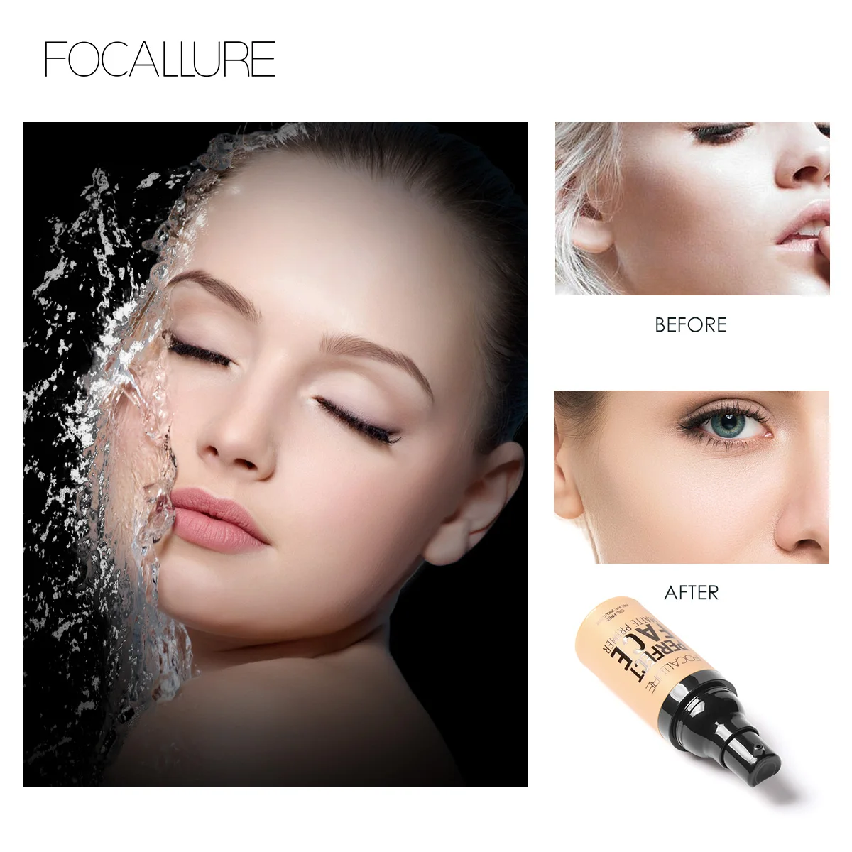 FOCALLURE – Base de maquillage pour le visage  Lotion primaire pour le visage  pores invisibles