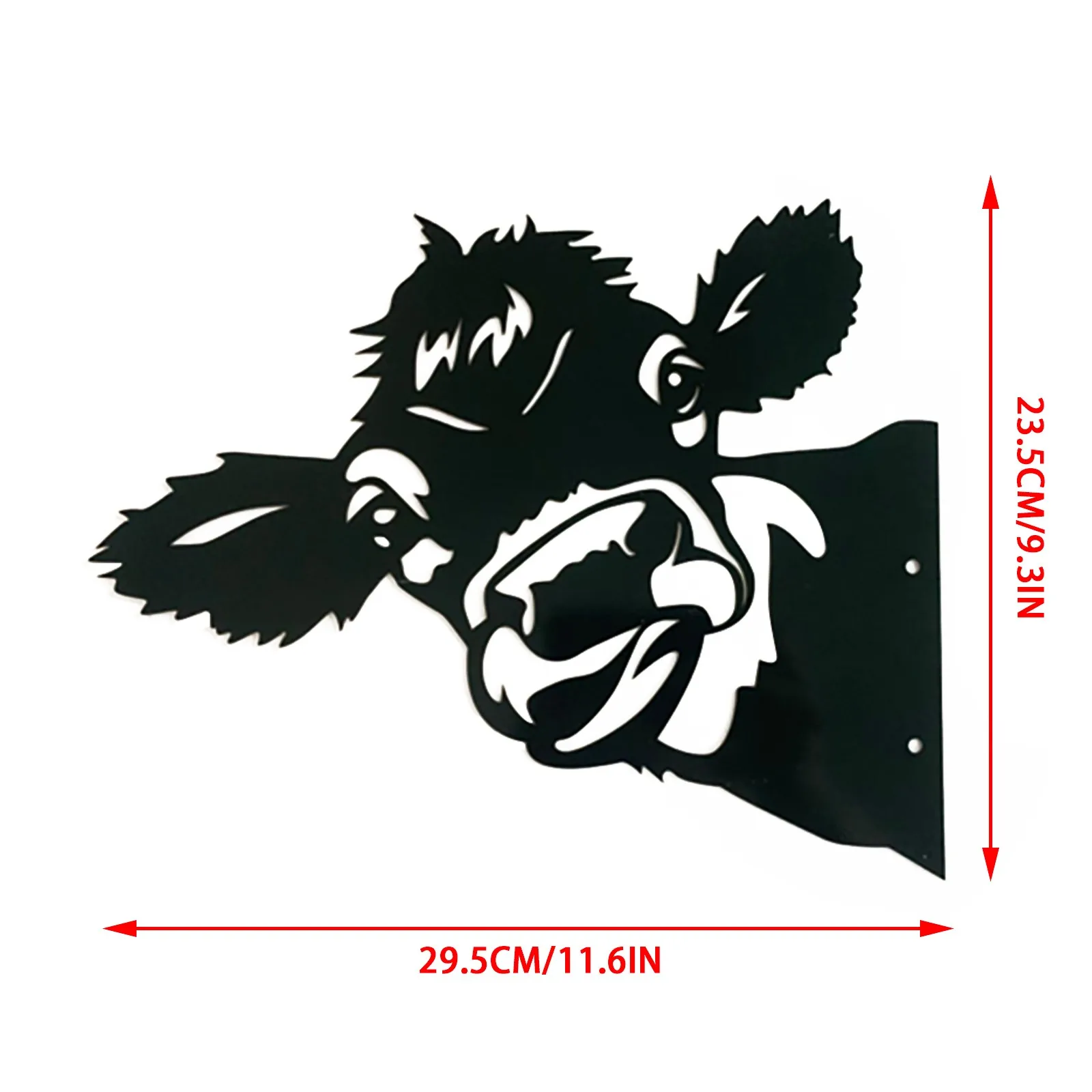 

Farm Peeping Animals Garden Landscape Ornaments Cattle Metal Art Outdoor Outdoor Garden Pendant Decoration Lawn Accessories