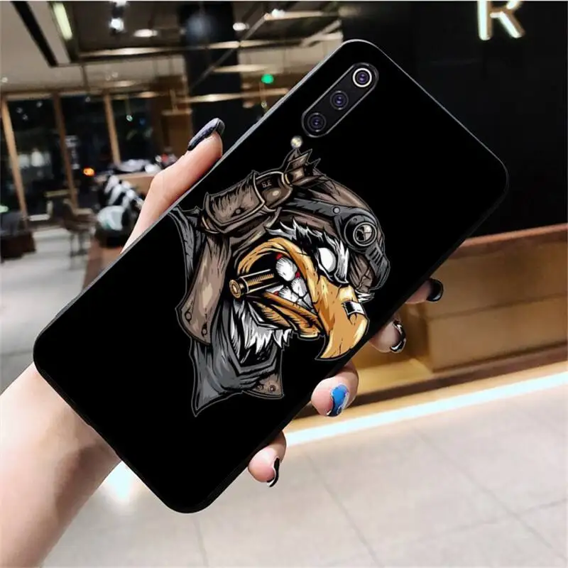 Чехол для телефона Huawei Honor 30 20 10 9 8 8x 8c v30 Lite view pro с изображением черной собаки |