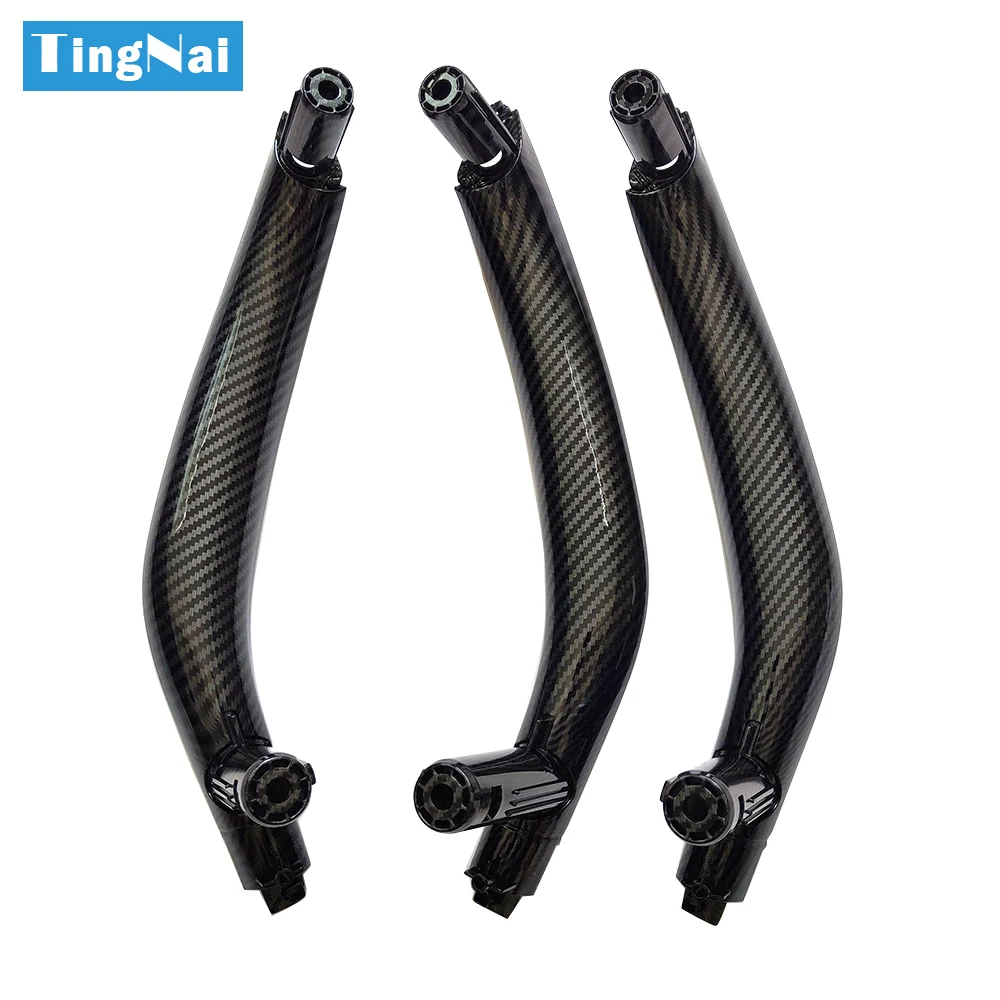

LHD RHD Interior Carbon Fiber Door Pull Handle Inside Trim Replacement For BMW X5 X6 F15 F16 2014-2018