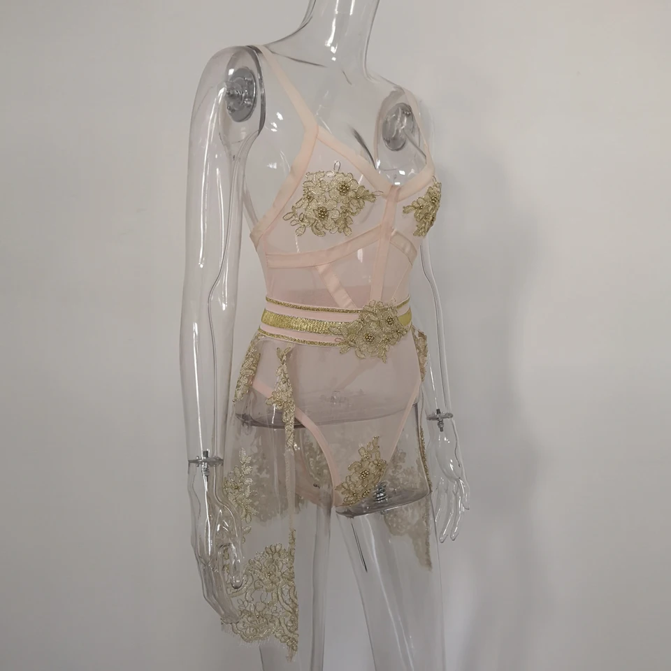 Пикантный женский комбинезон без рукавов с V-образным вырезом однотонная