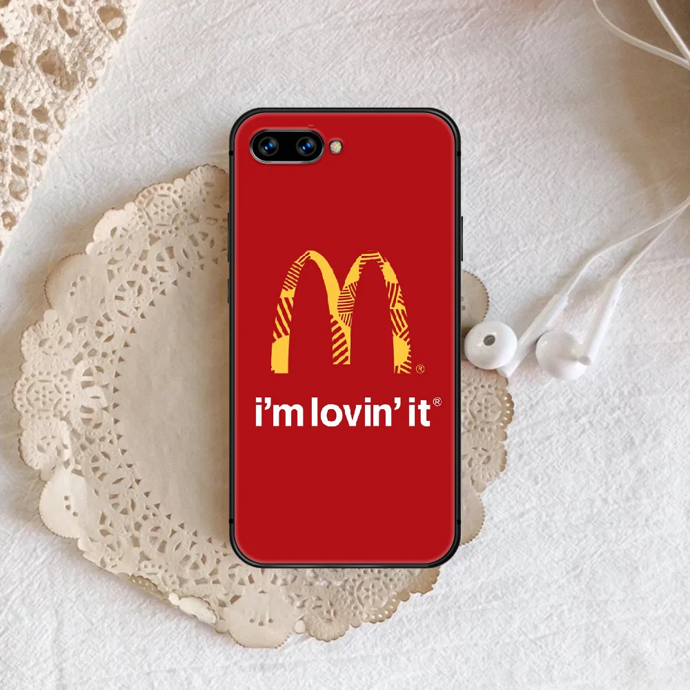 

McDonald French Fries Phone Case Cover Hull For honor 7a 8 8s 8a 8x 9 9x 10 20 i Lite Pro black Back Painting Coque Trend Prime
