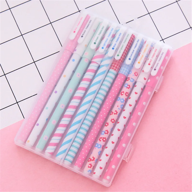 10 шт./партия шариковая penescolar boligrafos papelaria звездное небо kalem красочные caneta тонких