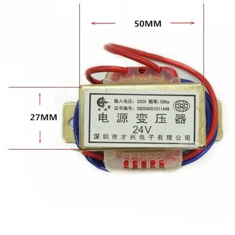 EI48* 24 силовой трансформатор 10 Вт вход 380V220V ферритовый сердечник в AC 6 в 9 в 12 В 15 в 18 в 24 в 36 в 48 в одиночный двойной аудио трансформатор