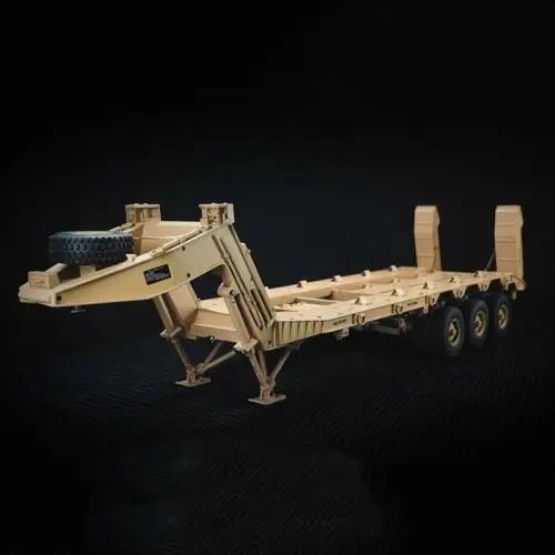 HG 1/12 Металл M747 P806 тяжелое оборудование полуприцепа военная модель транспортного