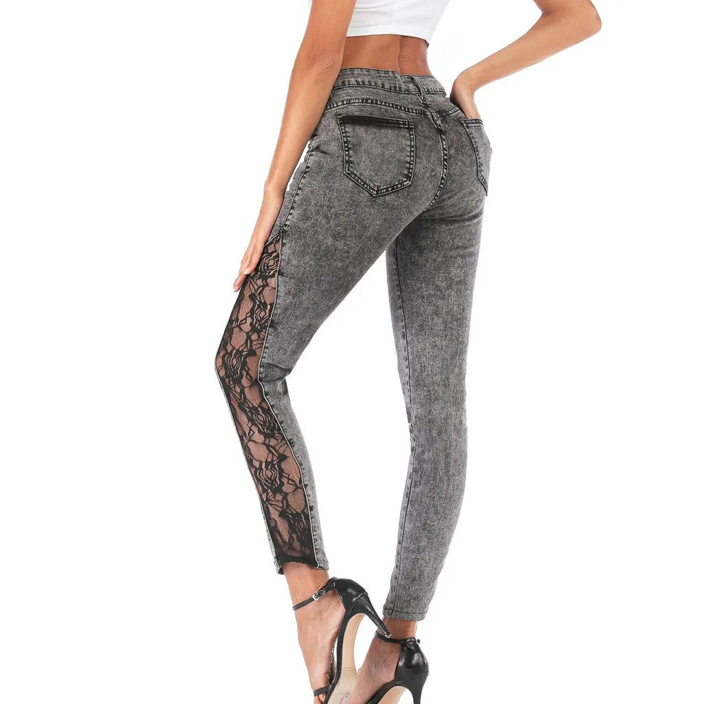 Женские джинсы на молнии SAGACE повседневные джинсовые брюки с карманами и