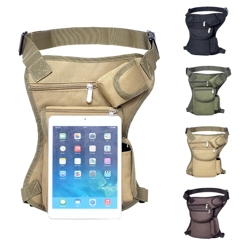 

Tactical Waist Bag Drop Leg Bag Outdoor Sports Thigh Molle Pouch Military Cycling Camping Hiking Trekking Multi-functional Pack