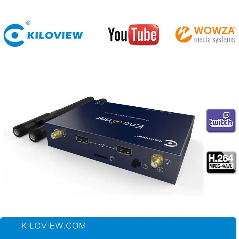 

Kiloview IP Video Encoder H.264 RTSP RTMP Video Encoder