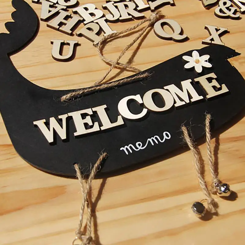 Креативный 1 мешок смешанный A-z Алфавит деревянная буква деревянный номер стикер