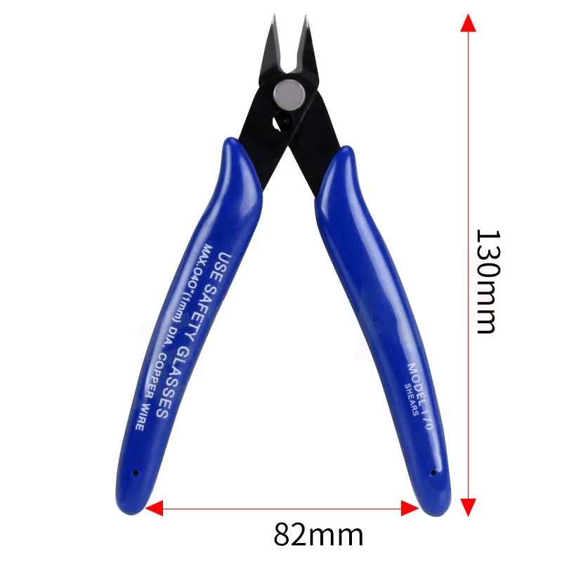 1Pcs 170 Diagonal Pliers Electrical Wire Cable Cutters Cutting Side Snips Flush Nipper Hand Tools Alicate Stripper | Инструменты
