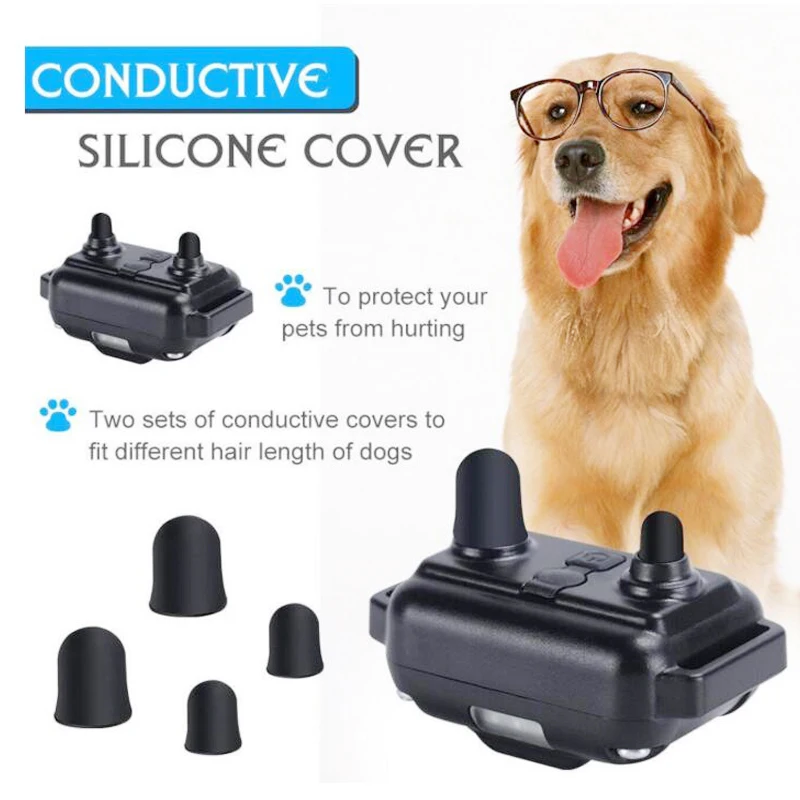 Электронный ошейник для дрессировки собак перезаряжаемый водонепроницаемый с