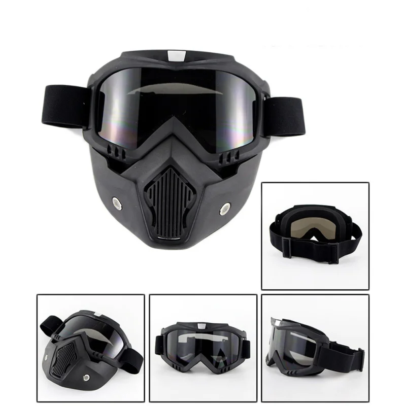 Профессиональный Ретро мотоциклетный шлем маска винтажная открытый для лица