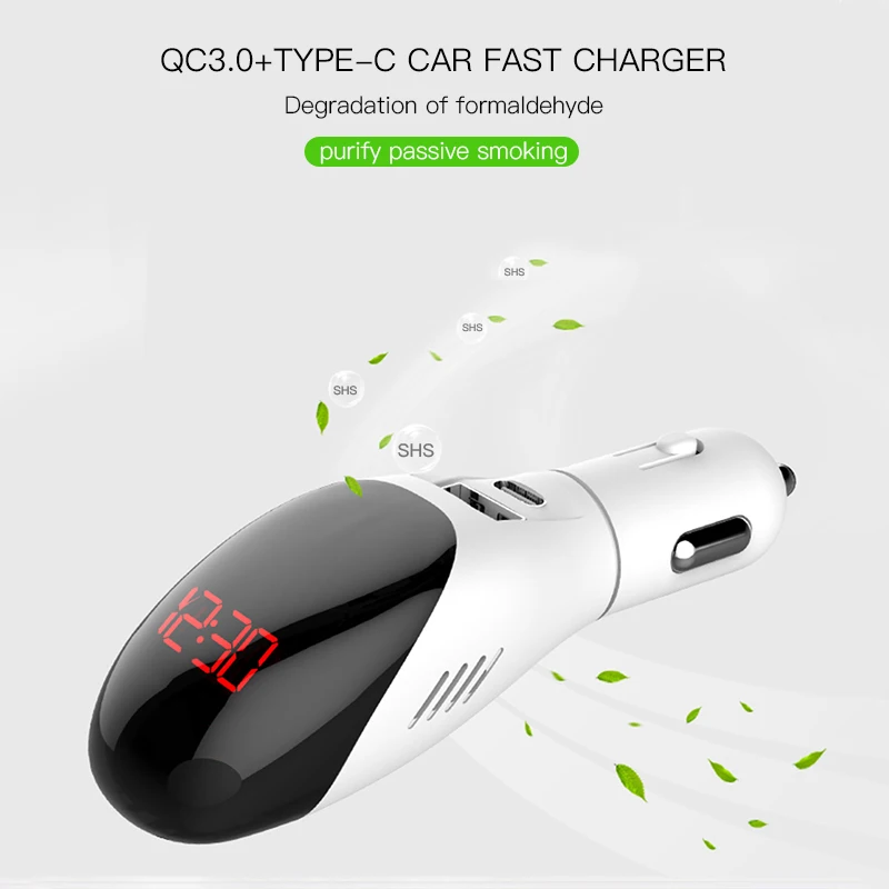 Автомобильное зарядное устройство HKHUIBANG USB быстрая зарядка QC 3 0 для телефона IPhone