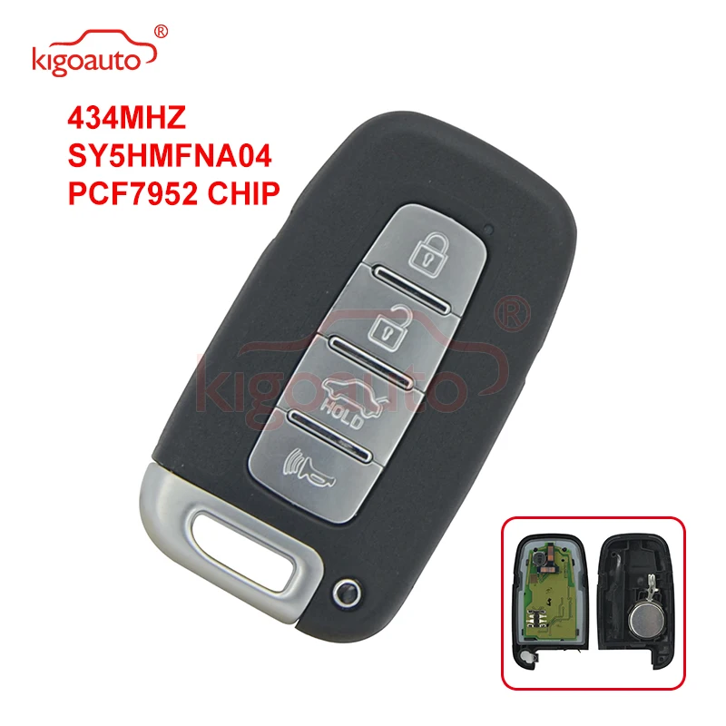 Умный ключ kigoauto Sportage 4 кнопки 434 МГц 95440 3W000 для Kia Hyundai i30 ix35 Sonata Elantra Santa Fe пульт